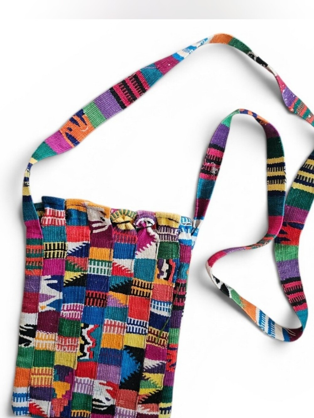 Vintage 90s Crunchy Granola Hippie Crossbody / Shoulder Bag